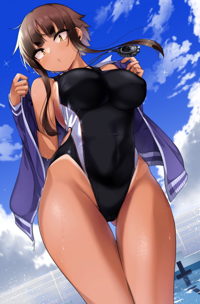【二次】競泳水着を着た女の子の画像　その４